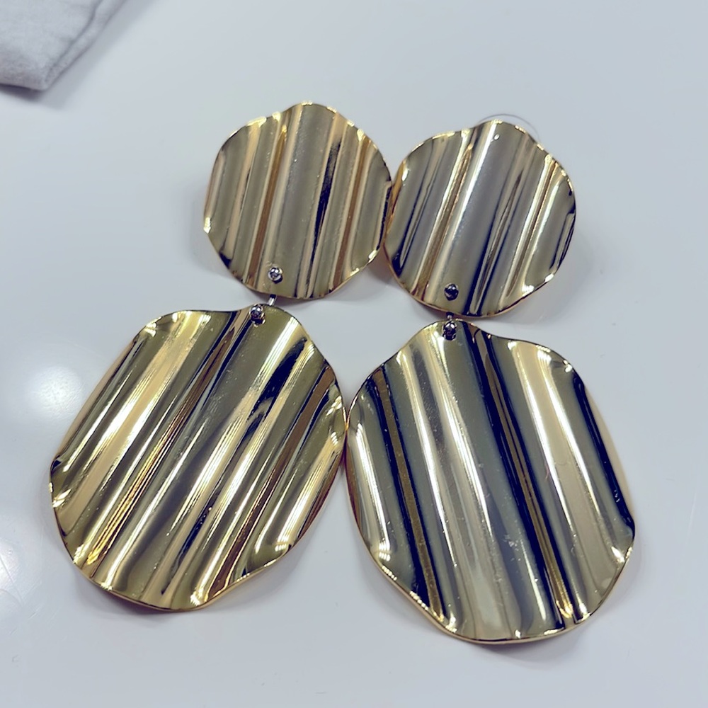 Gold Drop Earrings